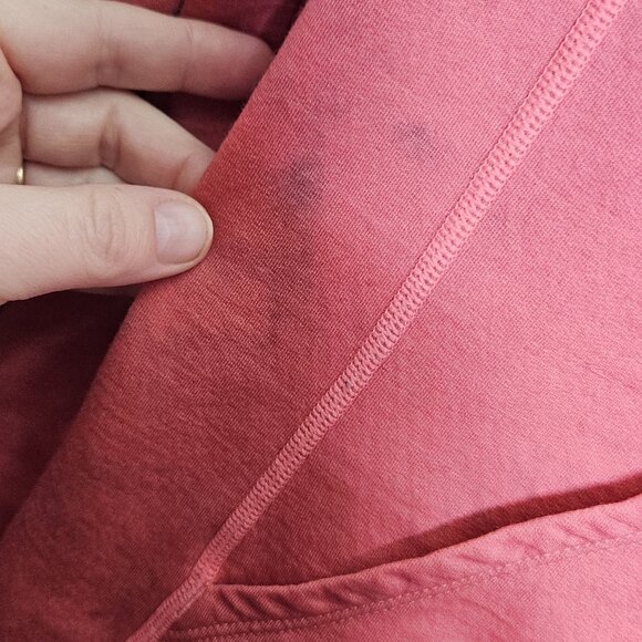 Icebreaker Merino Womens Pinkish Red Zip-Up Hoodie M Merino Wool‎ Gorpcore PNW - Picture 4 of 9